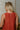 Nyla Rust Contrast Stitch Tank Top - close up back view