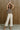 Mariah Cream Denim Pants - full body front view