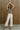 Mariah Cream Denim Pants - full body front view