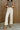 Mariah Cream Denim Pants - lower front view
