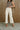 Mariah Cream Denim Pants - lower body front view