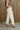 Mariah Cream Denim Pants - lower body side view