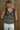 Cecilia Black & White Embroidered Tank Top - back view