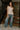 Judy Blue: Shanna Distressed Wide Leg Jeans - full body front view