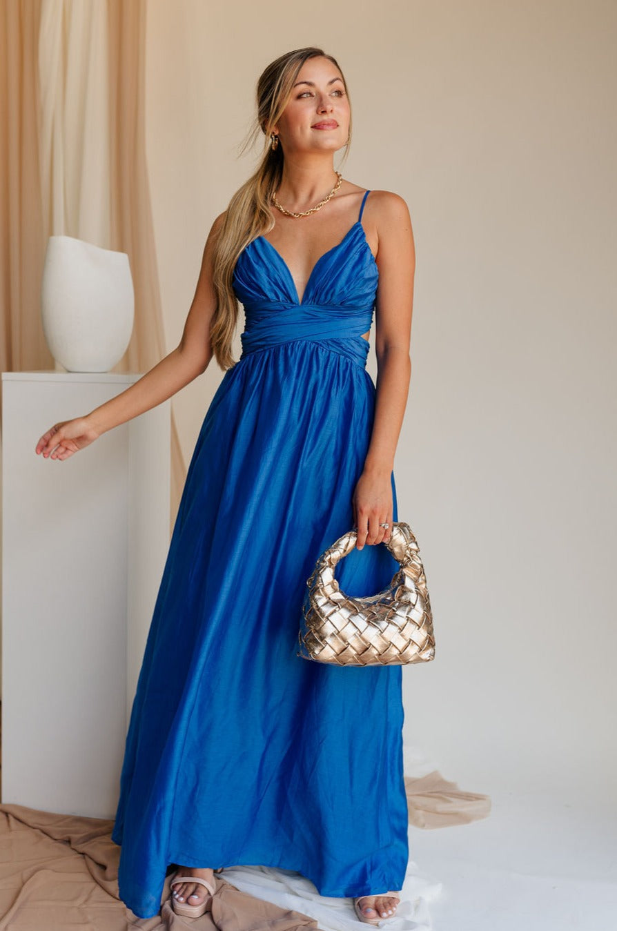 Liv Royal Blue Midi Dress Liv Royal Blue Midi Dress