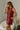 Jessa Burgundy 3D Floral Mini Dress- frontal side view