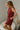 Jessa Burgundy 3D Floral Mini Dress- side view