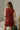 Jessa Burgundy 3D Floral Mini Dress- close up back view