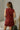 Jessa Burgundy 3D Floral Mini Dress- close up back view
