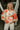 Rylee Orange Multi Floral Top- front view
