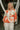 Rylee Orange Multi Floral Top- front top view