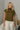 Charlie Dark Olive High Neck Top- top view