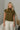 Charlie Dark Olive High Neck Top- top view