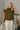 Charlie Dark Olive High Neck Top front top view