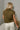 Charlie Dark Olive High Neck Top- close up back view