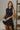 Freya Navy Pleated Flare Mini Dress- front view