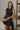 Freya Navy Pleated Flare Mini Dress- front view