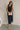 Ariella Navy Sleeveless Midi Dress- front view