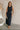 Ariella Navy Sleeveless Midi Dress- front view