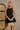 Vera Black Cropped Sleeveless Tank- front view