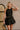 Vera Black Cropped Sleeveless Tank- top view