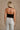 Brooke Black & Gold Medallion Halter Tank- back view