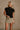 Charlie Black High Neck Top- front top view