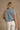 Daphne Washed Denim Button-Up Vest- back view