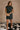 Brynn Dark Green Mini Dress- full body view