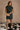 Brynn Dark Green Mini Dress- full body view