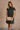 Brynn Dark Green Mini Dress- full view