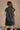 Brynn Dark Green Mini Dress- full back view