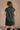 Brynn Dark Green Mini Dress- full back view