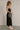 Destiny Black & White Floral Midi Dress- right side view
