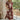 Madeline Burgundy Floral Midi Dress - full body front view
