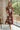 Madeline Burgundy Floral Midi Dress - full body front view