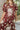 Madeline Burgundy Floral Midi Dress - close front view