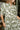 Irene Olive & White Palm Print Midi Dress - upper body front view