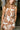 Janine Brown & Cream Floral Midi Wrap Dress -upper body front view