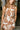 Janine Brown & Cream Floral Midi Wrap Dress -upper body front view