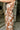 Janine Brown & Cream Floral Midi Wrap Dress - close side view