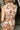 Janine Brown & Cream Floral Midi Wrap Dress - upper back view