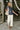Eleanor Dark Wash Denim Ruffle Vest - full body front view