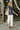 Eleanor Dark Wash Denim Ruffle Vest - full body front view