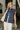 Eleanor Dark Wash Denim Ruffle Vest - front view