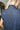 Eleanor Dark Wash Denim Ruffle Vest - close up back view