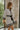 Alice Black & Cream Striped Long Sleeve Dress - frontal side view 