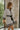 Alice Black & Cream Striped Long Sleeve Dress - frontal side view 