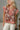 Julia Burgundy Floral Short Sleeve Top - front 