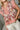 Julia Burgundy Floral Short Sleeve Top - close up front view
